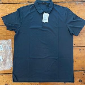 Theory Urban Pique Polo XL NWT